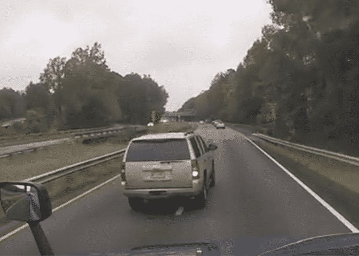 VIDEO: Cop Delivers Swift Justice For Trucker