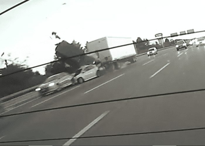 VIDEO: Semi Plows Into Stopped Traffic At 60 MPH