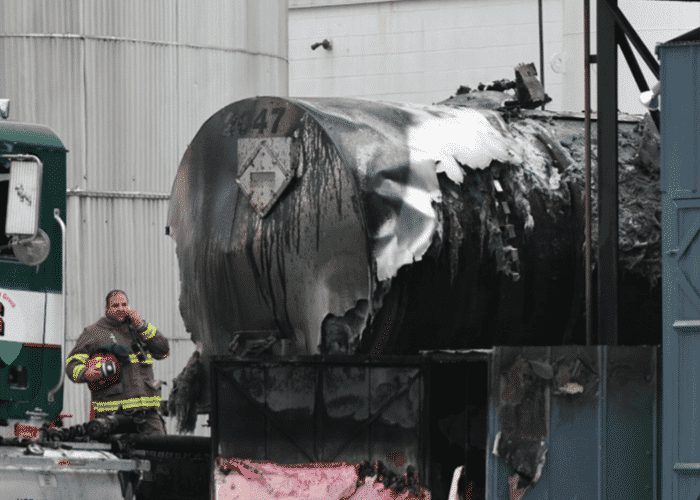 'Multiple Casualties' Reported After Tanker Explodes At Asphalt Plant