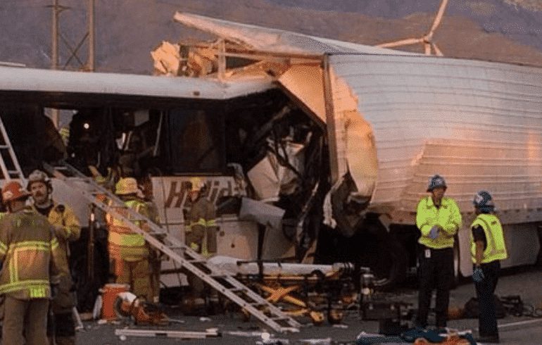 NTSB: Worn Tires May Have Been Factor In Fatal Palm Springs Bus Crash