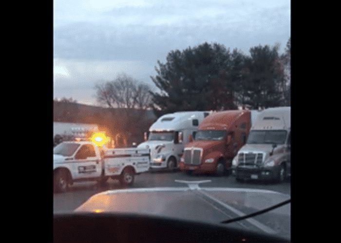 VIDEO: How Not To Tow A Semi