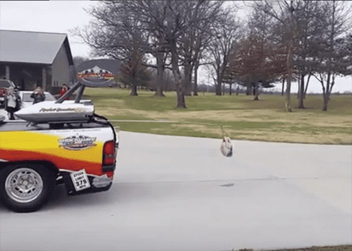 VIDEO: Jet Truck Roasts A Turkey