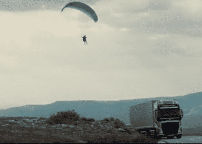 VIDEO: Volvo Takes Paraglider For A Ride