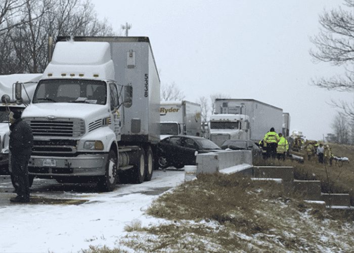 At Least Three Dead In 40 Vehicle Pileup On Michigan I-96
