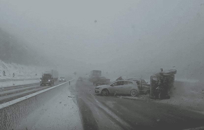 VIDEO: Multi-vehicle Pileup On Colorado I-70 Caught On Dash Cam