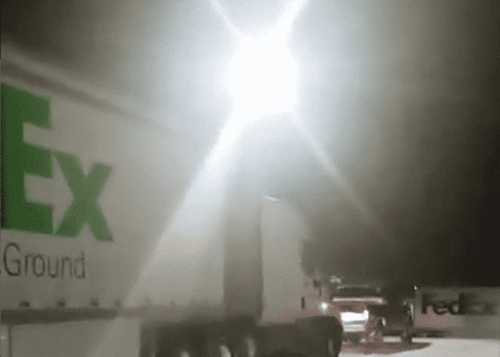 VIDEO: Chevy Pulls FedEx Truck Hauling Doubles Up A Snowy Hill