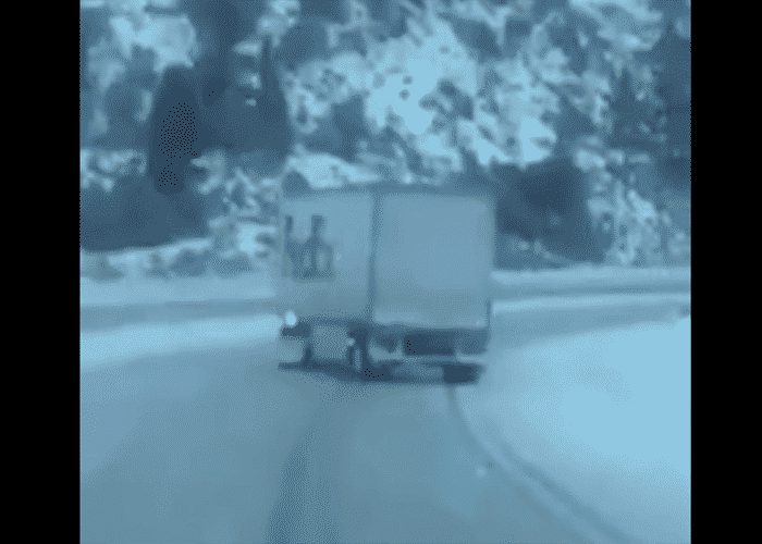 VIDEO: FedEx Truck Skates Through Truckee With CHP Escort