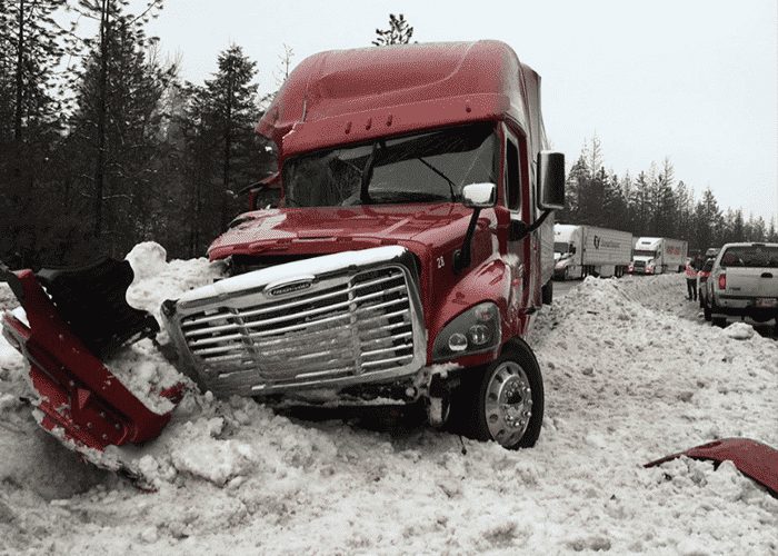 Five Semis Crash On Idaho’s Fourth Of July Pass