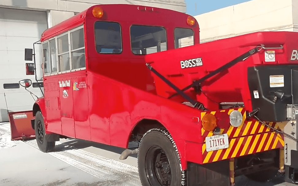 VIDEO: No More Snow Days With This “Plow School Bus”