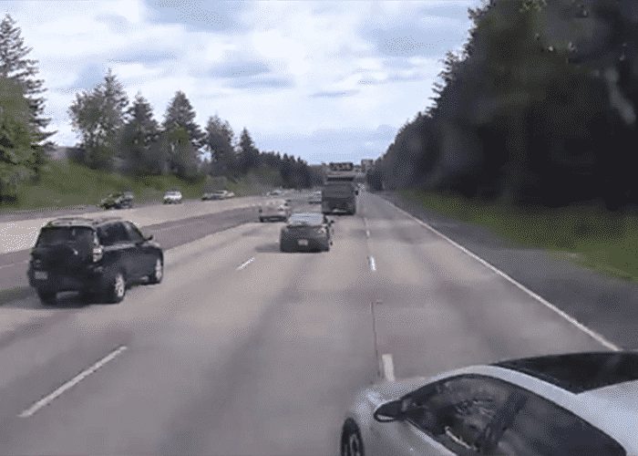 VIDEO: Semi Vs. VW Golf Crash