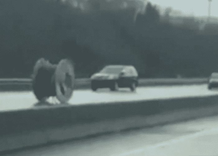 VIDEO: Spool Of Wire Causes Havoc On Pennsylvania Highway