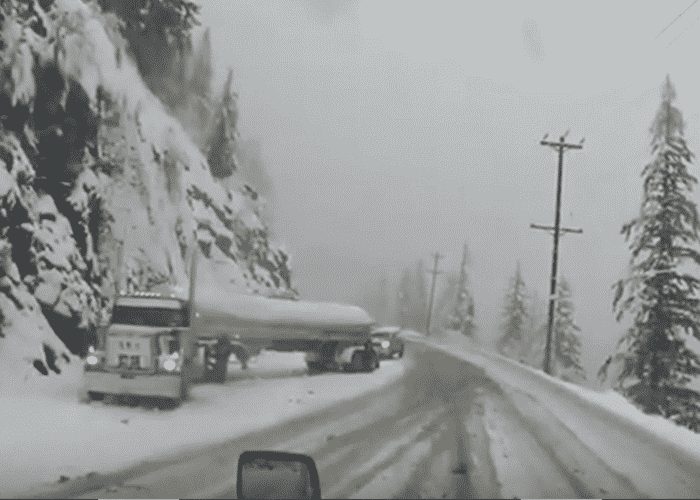 VIDEO: Trucking Through Fraser Canyon Isn’t For The Faint Of Heart