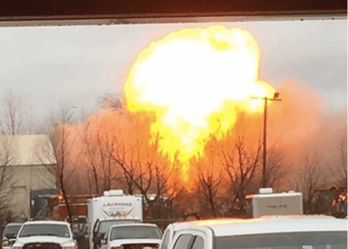 Large Explosion At Texas Trucking Company Blamed On Space Heater