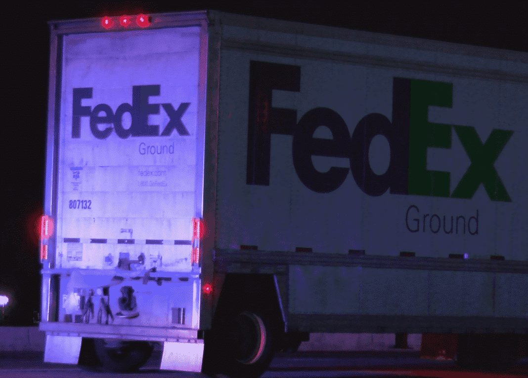 FedEx Ground Truck Takes Gunfire In Memphis