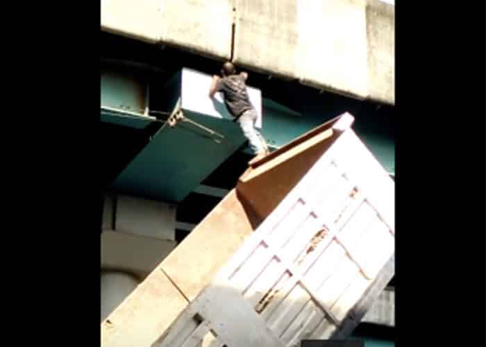 VIDEO: Truck Driver Rescues Stuck Kitten