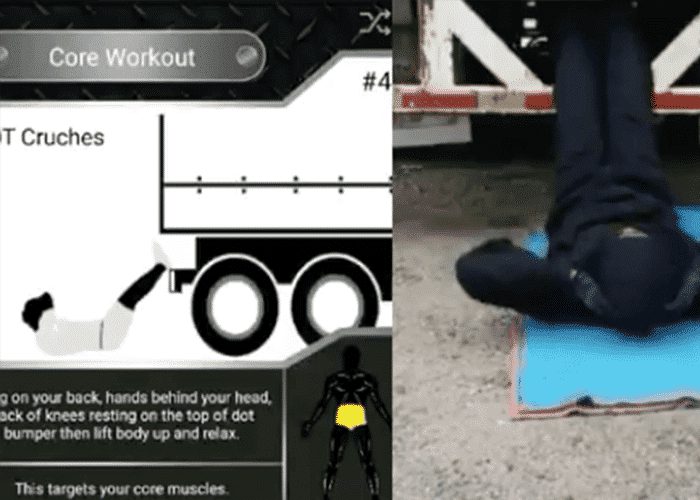 Trucker Creates App That Turns Your Rig Into A Gym