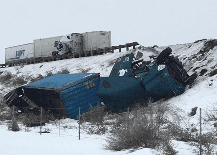 Washington I-82 Westbound Closed For Hours For Crashes