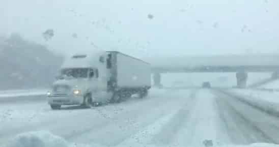News Crew Helps Wrong Way Trucker On Massachusetts Turnpike