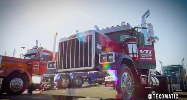 VIDEO: Shiny Show Trucks At MATS 2017