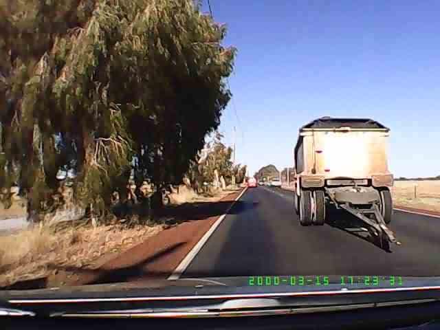 VIDEO: Trailer Separates From Truck And Almost Hits Cammer