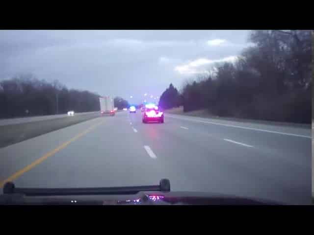 VIDEO: Ohio Police Release Video Of I-270 Semi Chase