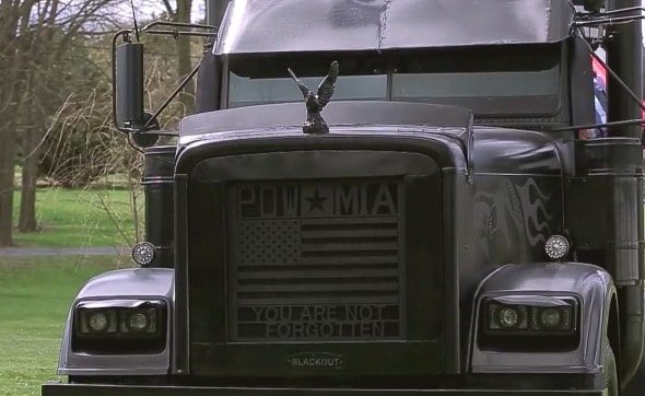 VIDEO: Get A Closer Look At Veteran Tribute Truck “Black Out”