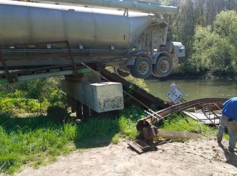Charges Filed Against Trucker Who Drove 30 Ton Truck Over 3 Ton Bridge