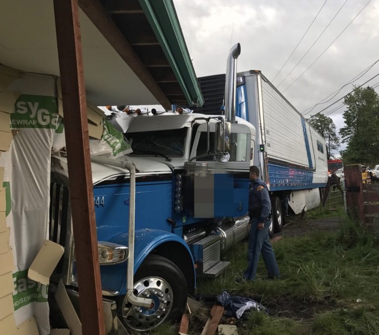 Trucker’s Medical Emergency Sends Semi Crashing Into Home