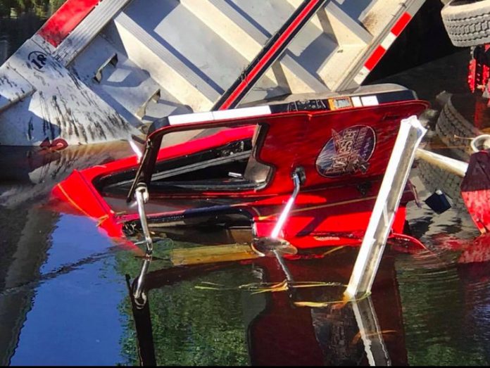 Good Samaritans Hold Trapped Trucker's Head Out Of Water After Crash Off Bridge