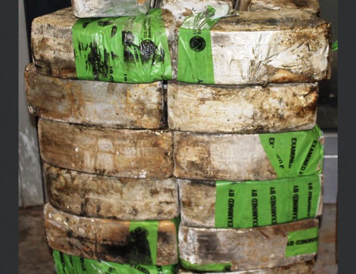 $4 million worth of meth seized from tractor trailer at border