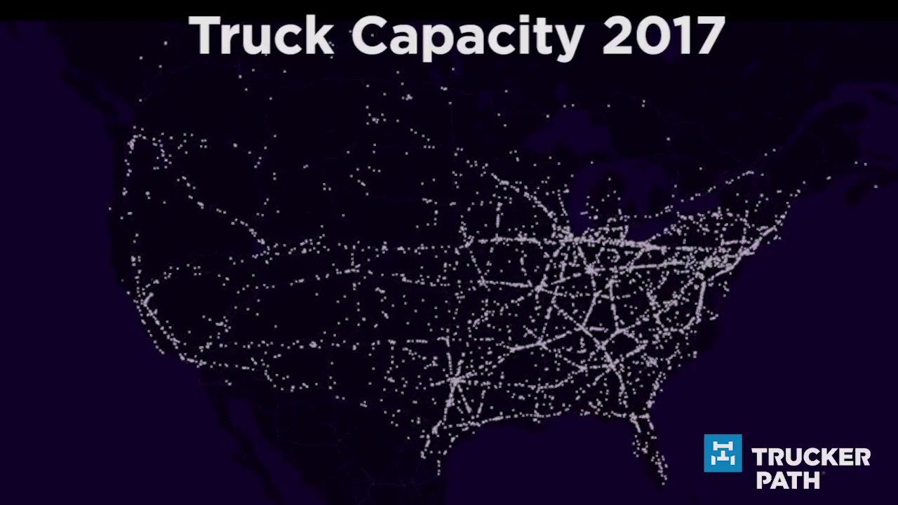 VIDEO: Truck Capacity Map Time Lapse