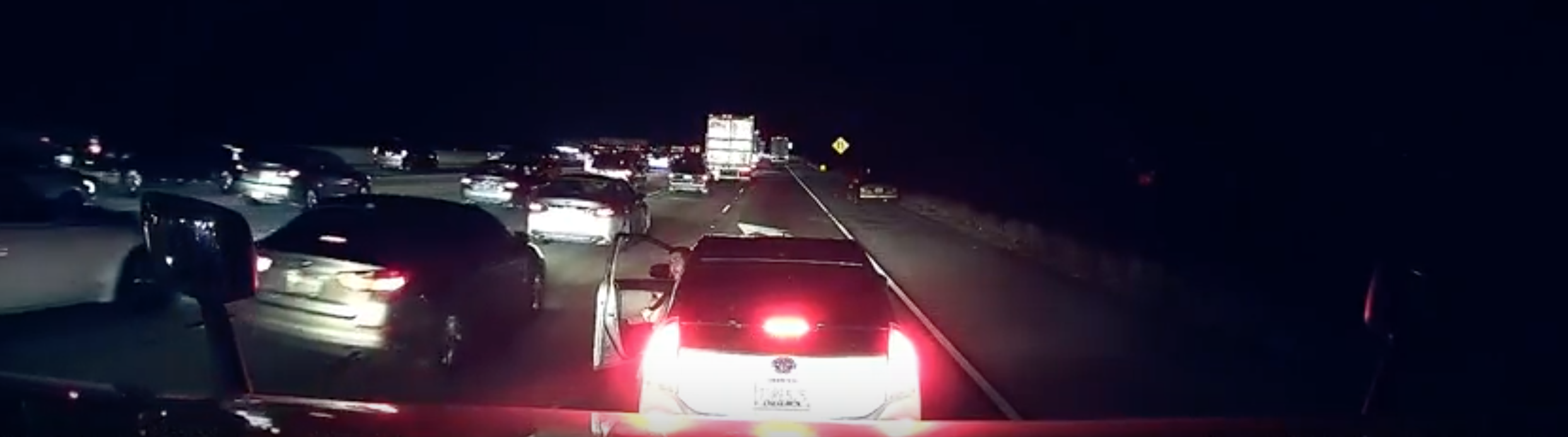 VIDEO: Road rage served up California style