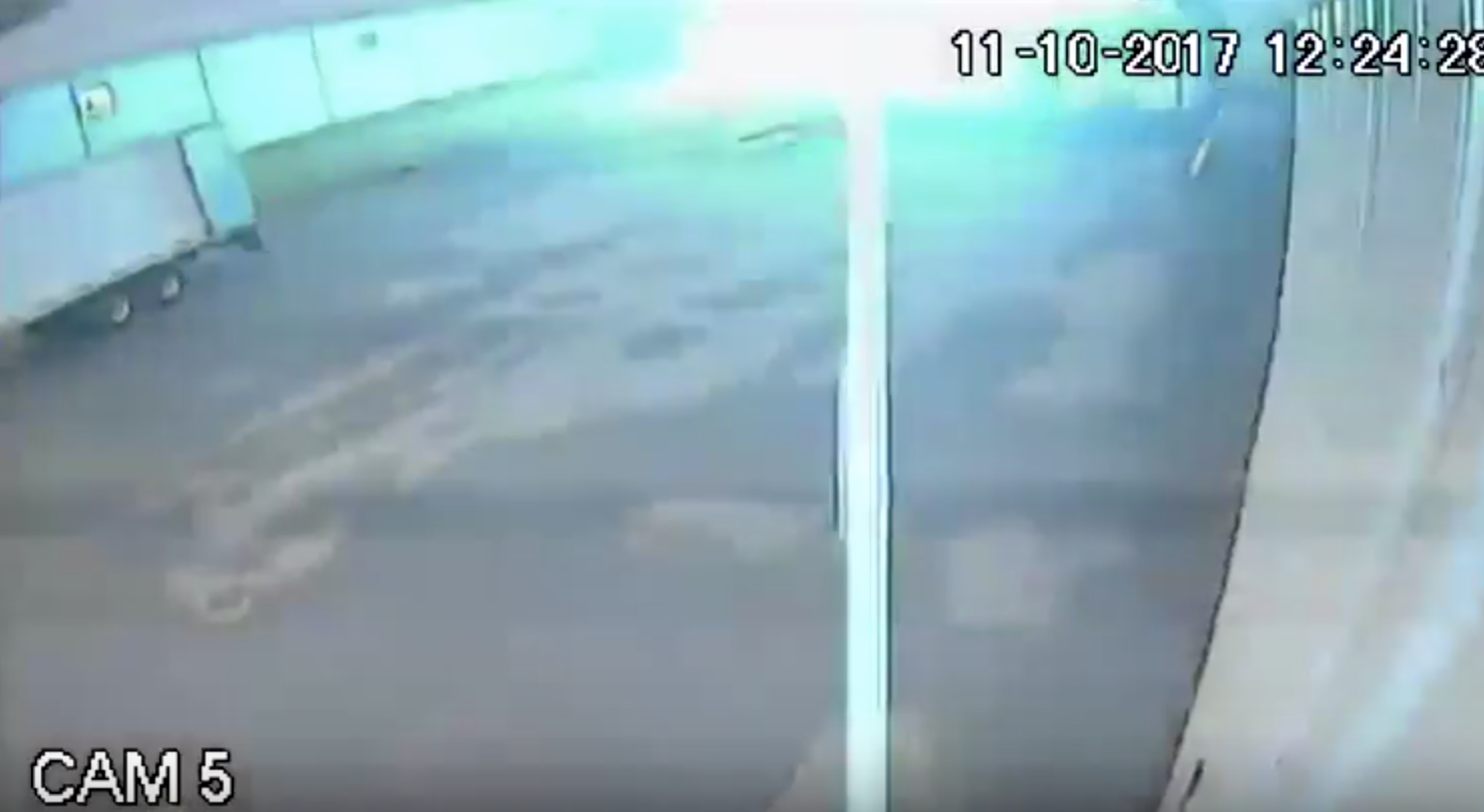 VIDEO: Truck vs. power pole