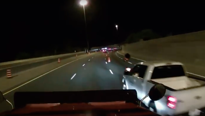 VIDEO: Trucker shares trio of terrible driving moves caught on camera