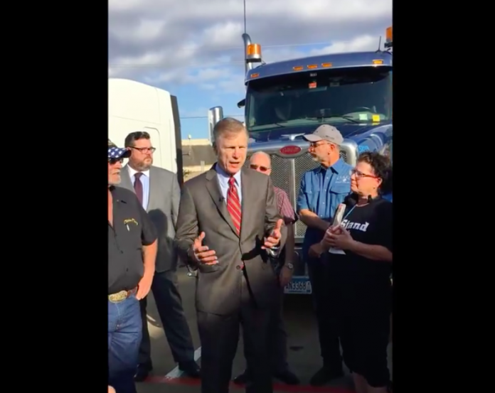 Truckers across the country come together to protest ELDs