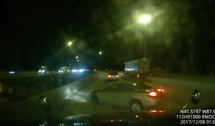 VIDEO: Who is to blame for this car vs. semi smackdown?