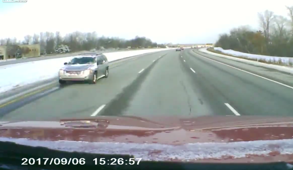 Trucker's dash cam captures terrifying moments before SUV's deadly wrong-way collision
