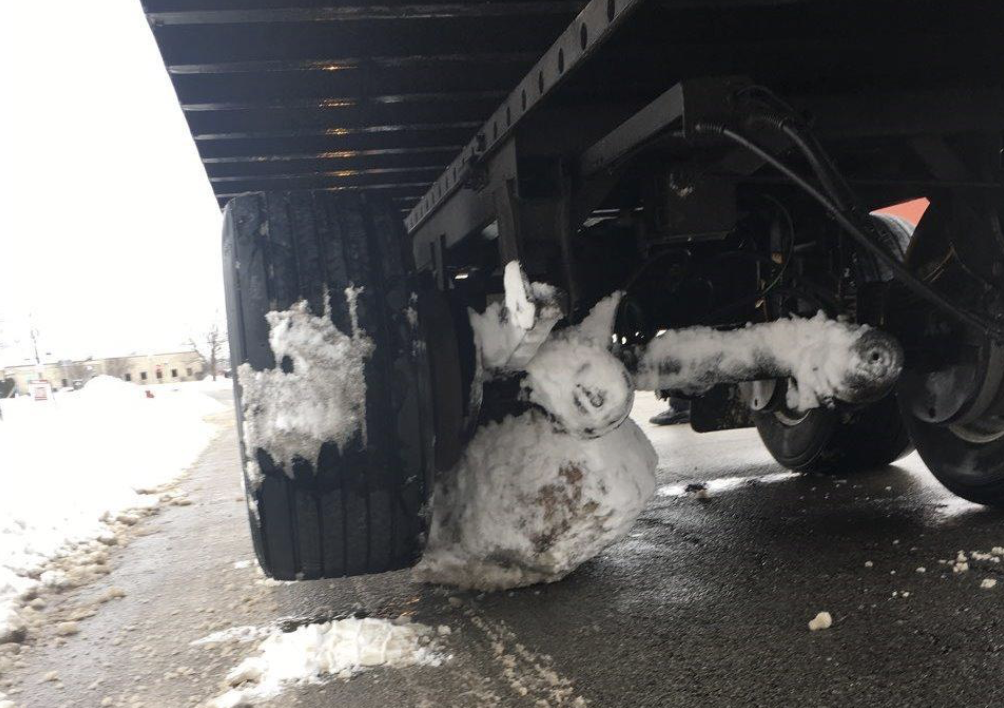 Trucker charged after unknowingly dragging 1000 pound boulders for a mile