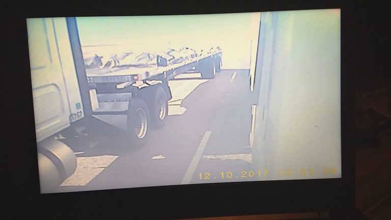 VIDEO: Trucker “deliberately sideswipes” dash cammer