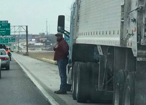 Missouri trucker salutes fellow veteran's funeral procession, wins the nation's heart