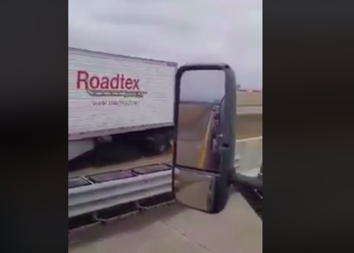 VIDEO: Driver learns that his truck is not an all-terrain vehicle