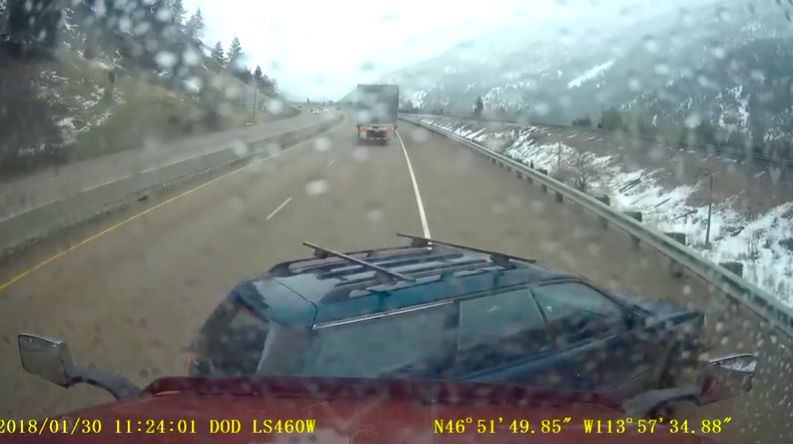 VIDEO: Subaru picks a fight with a trucker — and loses