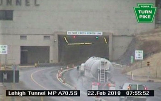 Falling electrical beam kills trucker in Pennsylvania Turnpike tunnel