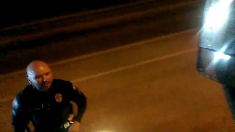 VIDEO: Cool cop goes easy on speeding trucker