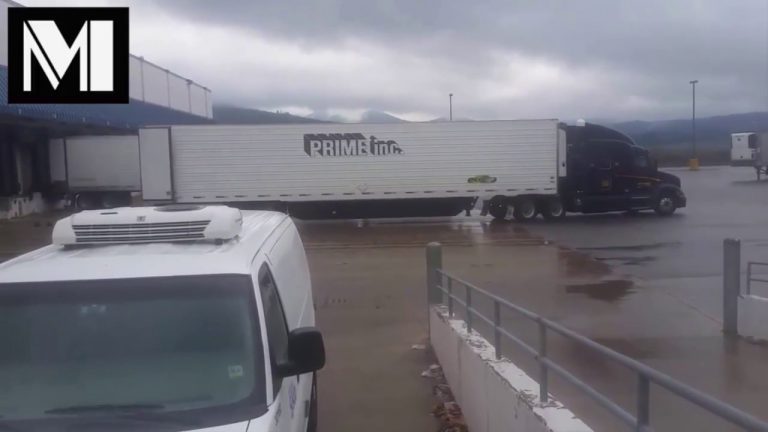 VIDEO: Backing truck bucks like a bronco