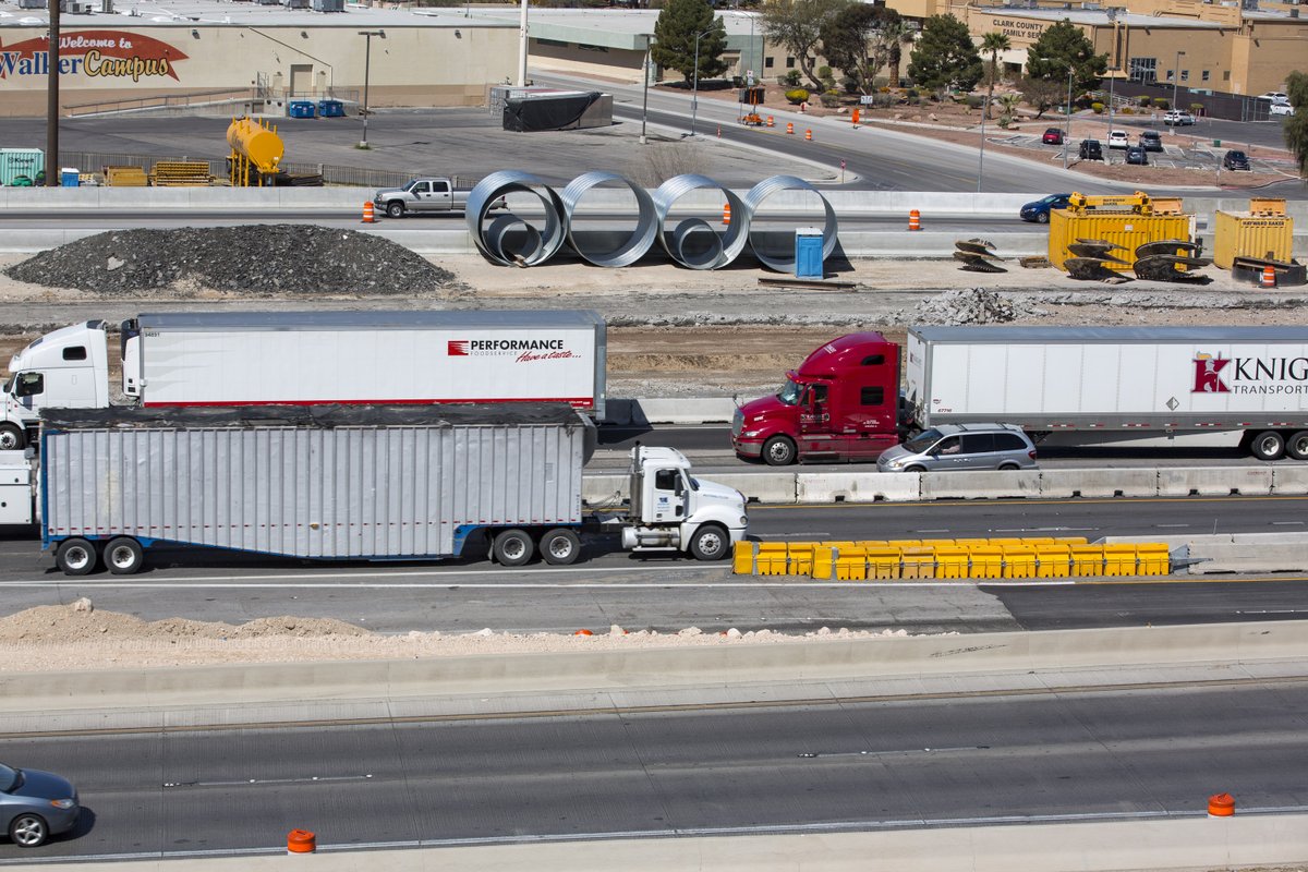 Spaghetti Bowl freeway ramp in Las Vegas closed until April