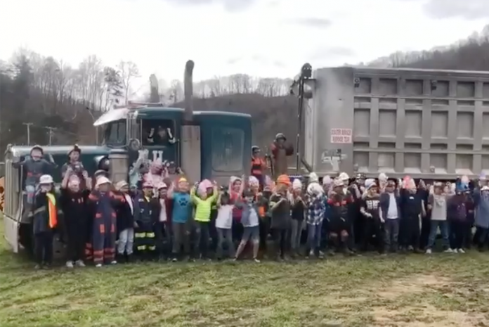 Kentucky third graders pay tribute to coal trucks with parody video