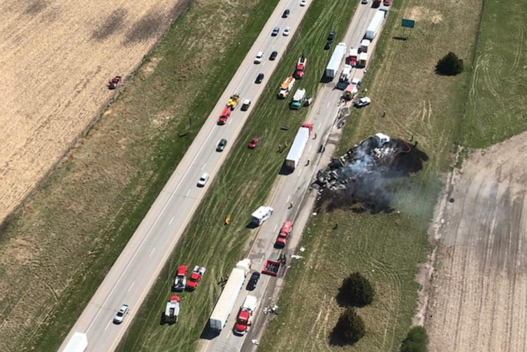 Five killed in a series of crashes on I80 in Nebraska