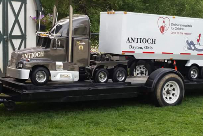 Mini semi tractor-trailer stolen from Antioch Shriners