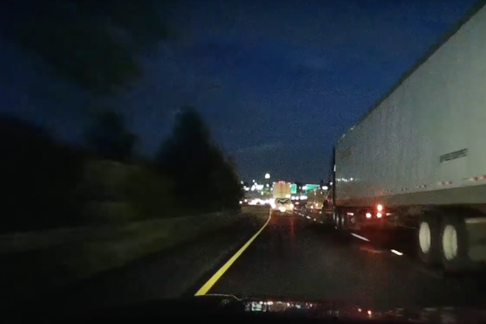 VIDEO: Camaro driver finds himself in 
